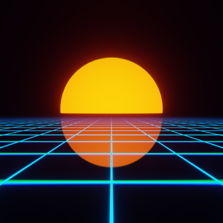 VJ Loop – Retro Simply Sunset